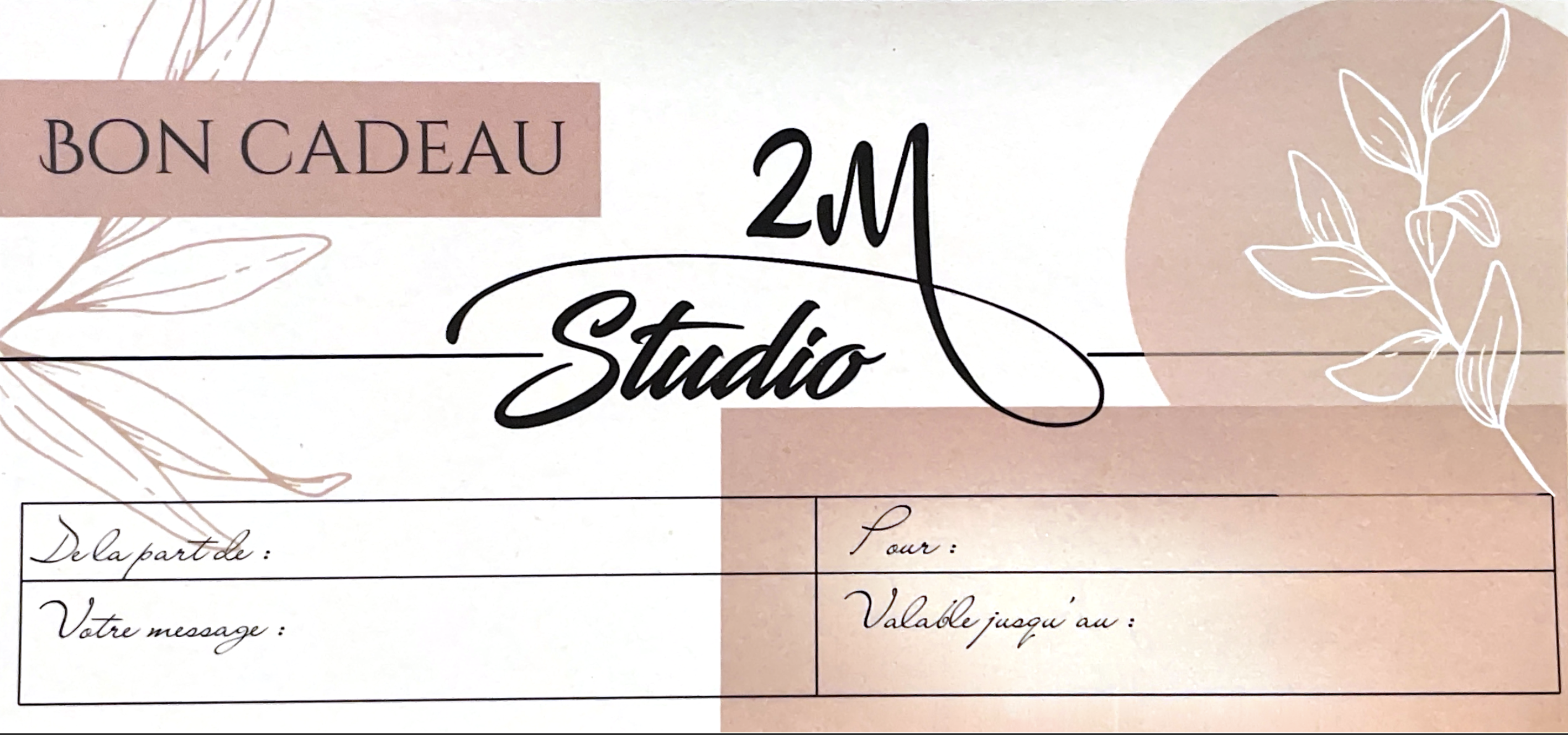 offrir bon cadeau studio lagnes